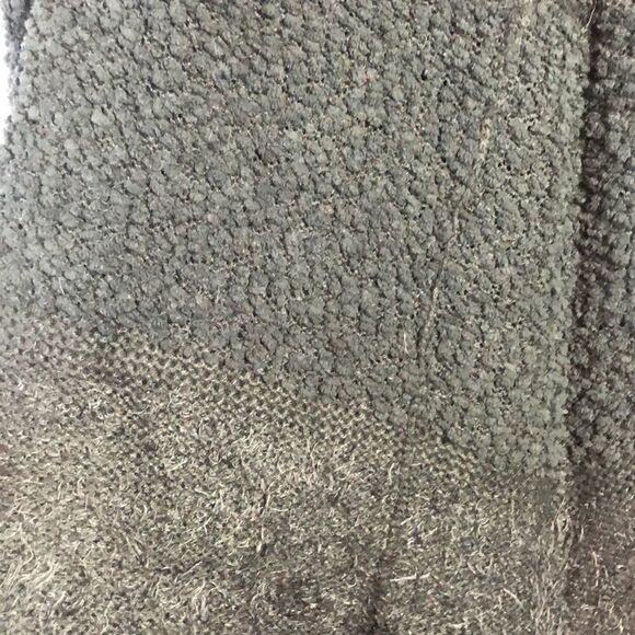 Lapis. Black multi texture long sleeve sweater dress/top. L - Picture 4 of 6